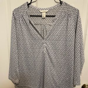 H&M 3/4 length sleeve blouse